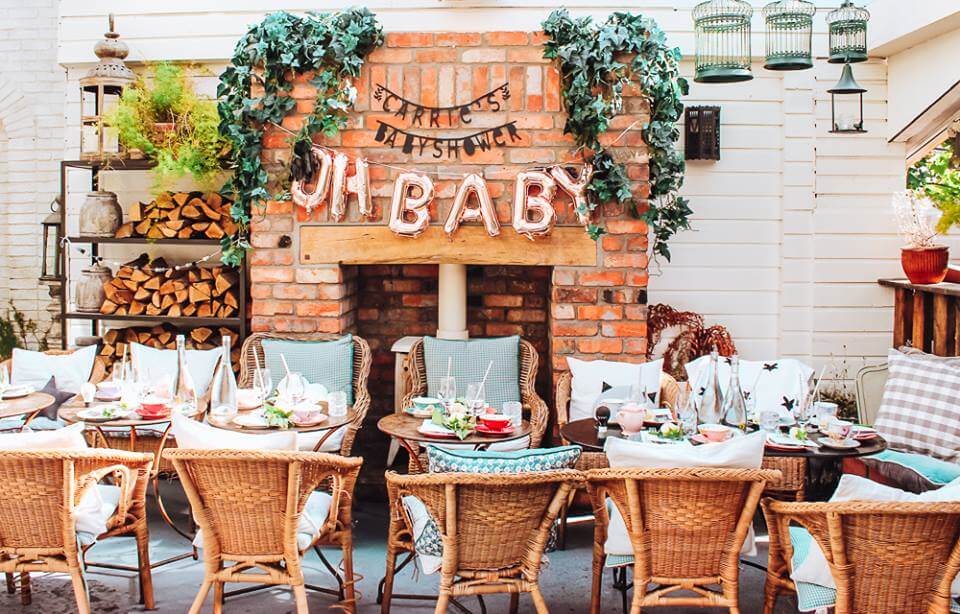 Decorations for an alternative baby shower with Scandinavian Theme in House Dublin