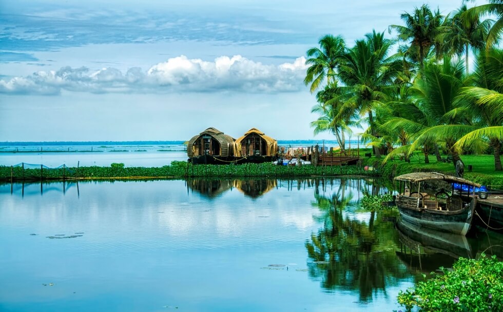Kumarakom in Kerala India