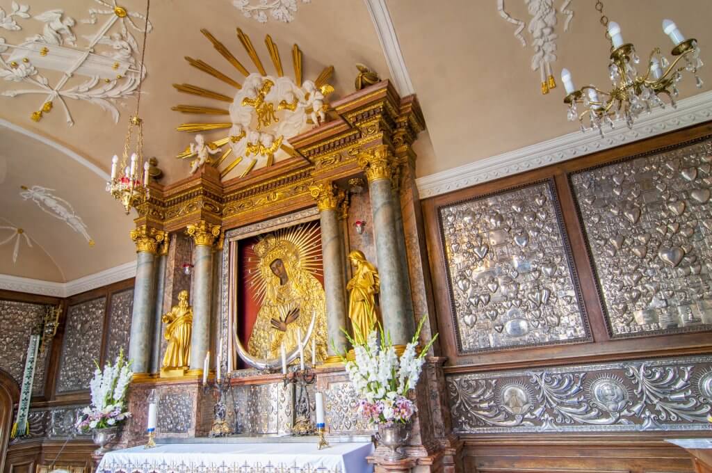 Mother of Mercy in the Gates of Dawn in Vilnius Lithuania