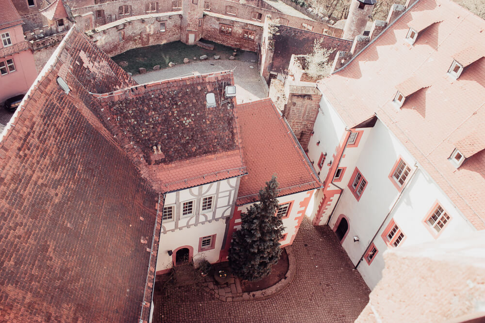 Breuberg castle in Odenwald.