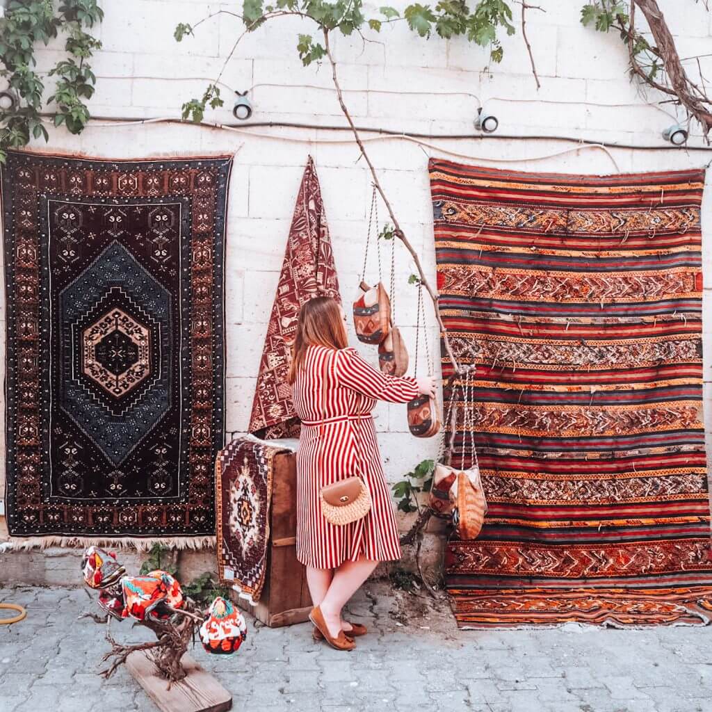 Shopping on the streets of Cappadocia Turkey the ultimate bucket list place