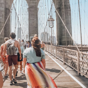 The most instagrammable places in New York. Walk the Brooklyn Bridge from Brooklyn to Manhattan for the best New York City views