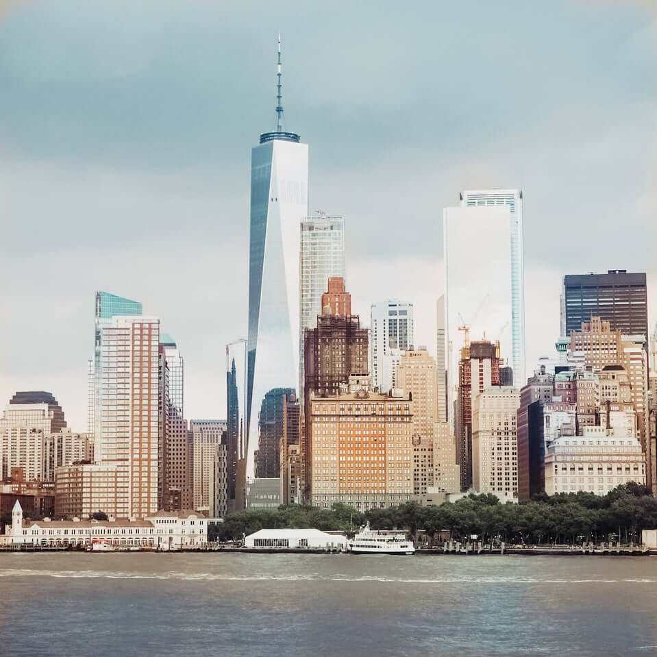 City views of Manhattan from the Staten Island Ferry. Read more on www.ouruniquestays.com