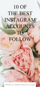 Ten of the best Instagram accounts to follow. Hey guys today on the blog I wanted to show you ten of the best Instagram accounts to follow. You may be already following these fabulous accounts, but if not I wanted to highlight to you why in my opinion they are must follows. Read more on www.ouruniquestays.com