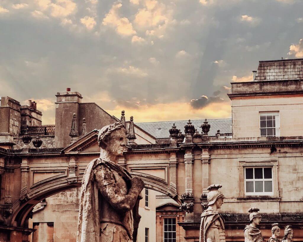 Roman Baths in Bath City UK