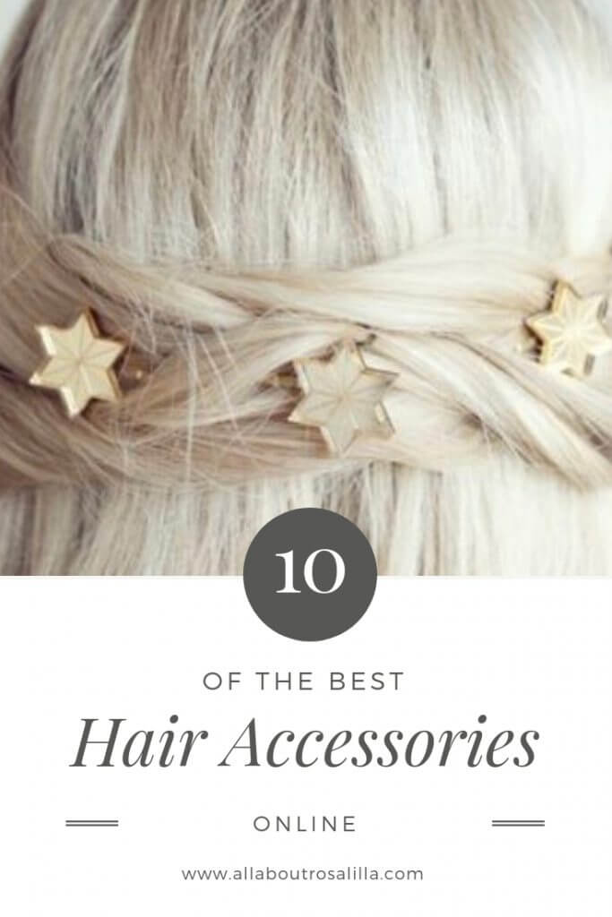 Get ready for spring and make sure that you are on trend with ten of the best hair accessories online at the moment. Read more on www.ouruniquestays.com #tuesdayten #hairaccessories #hairclips #hairslides