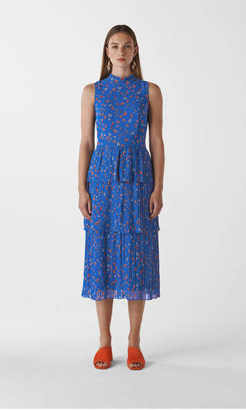 Whistles Blue Floral Tiered Dress. My top 10 floral dresses from the highstreet. Read more on www.ouruniquestays.com