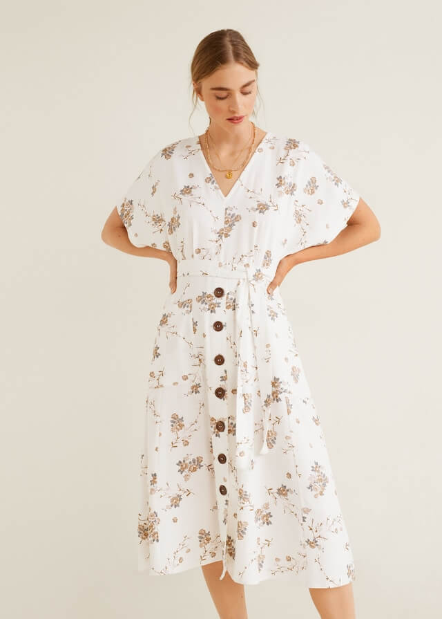 5. Mango Floral Printed Midi Dress. My top 10 floral dresses from the highstreet. Read more on www.ouruniquestays.com