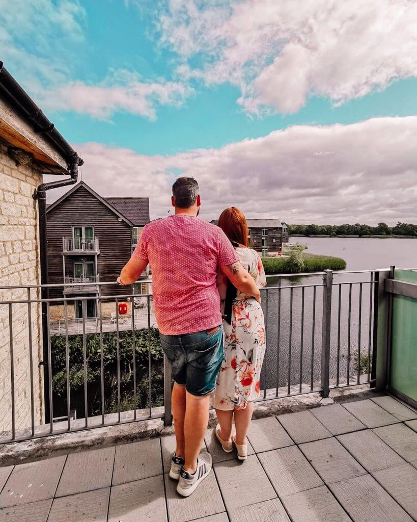 Enjoying the lake views at De Vere Cotswolds water park apartments and hotel. Read more on www.ouruniquestays.com