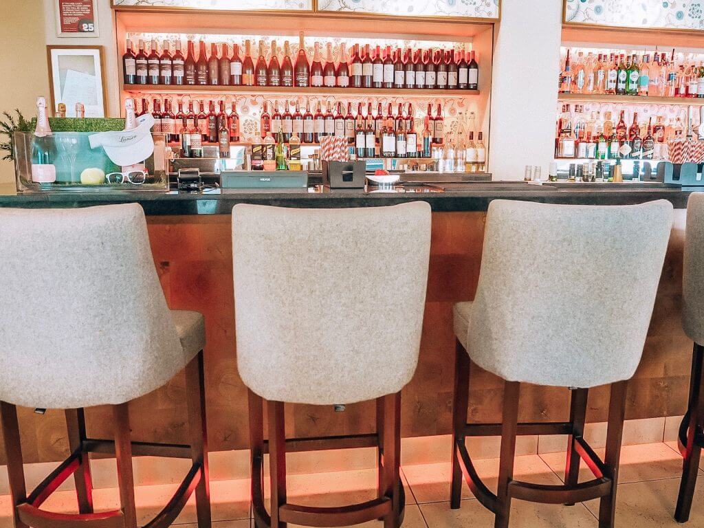 The bar at De Vere Cotswolds Water Park Apartments. Read more on www.ouruniquestays.com