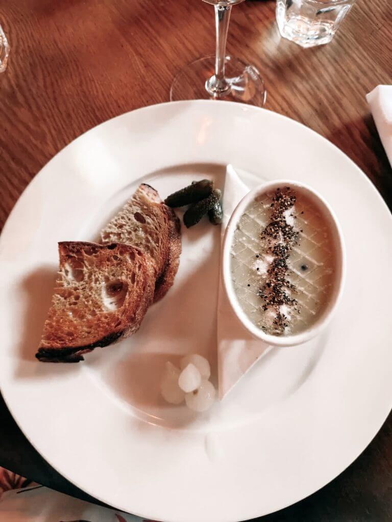 Delicious food at Koffmann & White's at Abbey Hotel Bath. Read more on www.ouruniquestays.com