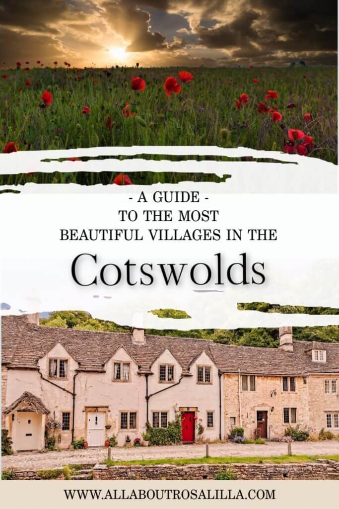 Image of Cotswolds villages with text overlay