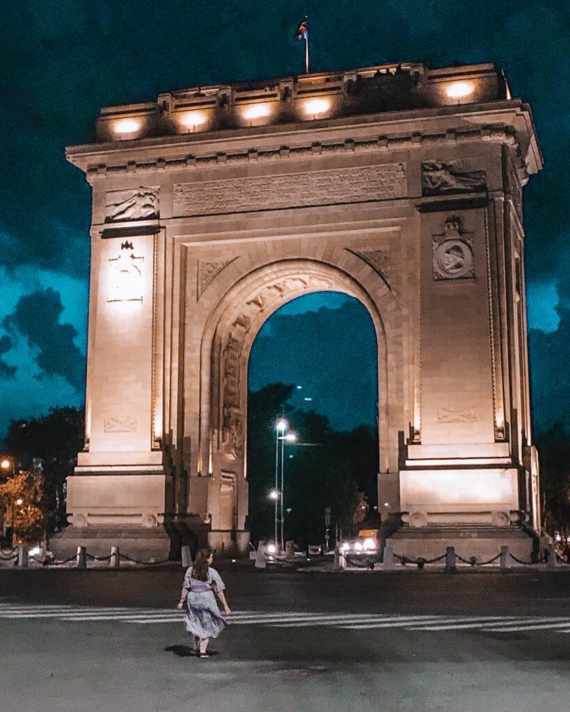 The Arcul de Triumf in Bucharest. Read more on www.ouruniquestays.com