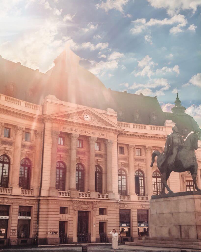 Parisian style architecture in Bucharest Romania. Read more on www.ouruniquestays.com
