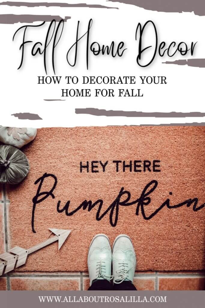 Your guide on how to decorate your home for Fall. Read more on www.ouruniquestays.com #fallhomedecor #falldecor #falldecorating