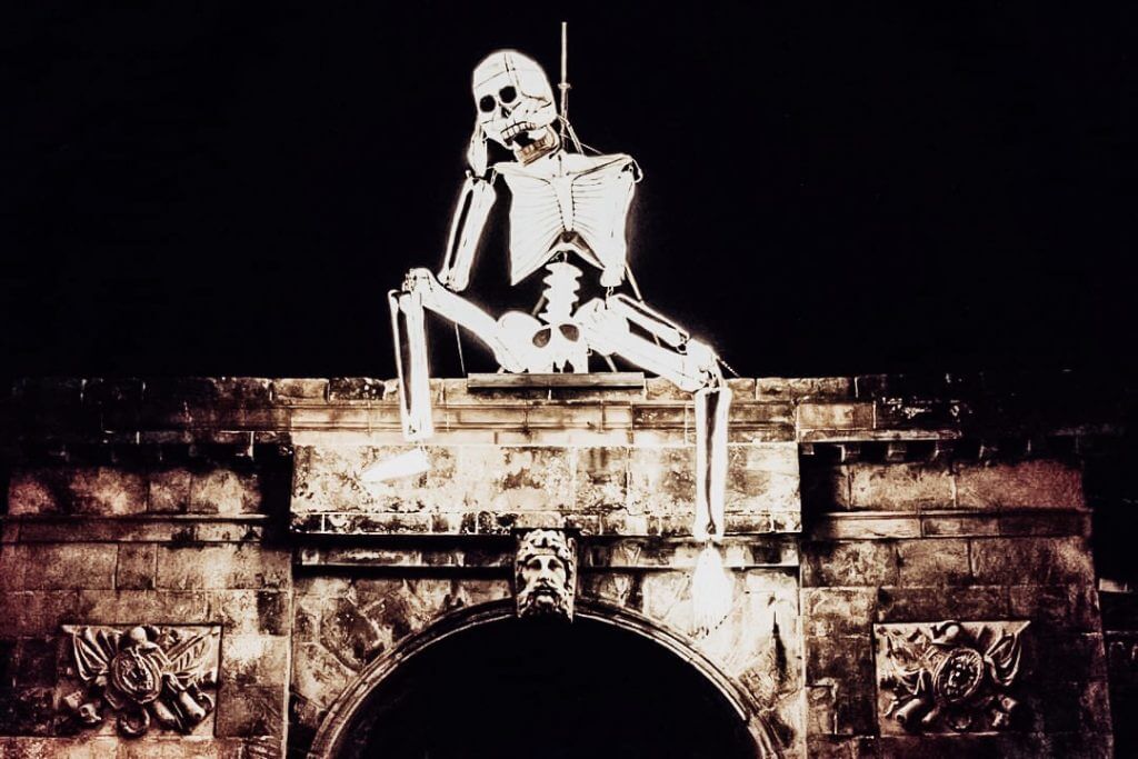 The Halloween parade during the Halloween festival in Derry one of the best places for Halloween