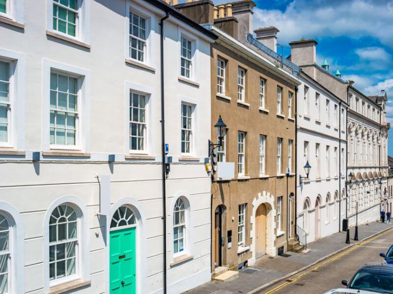 Beautiful Georgian architecture in Derry Northern Ireland