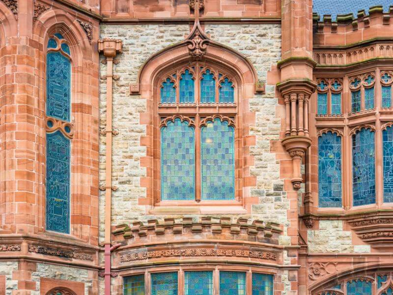 The Guildhall in Derry Northern Ireland