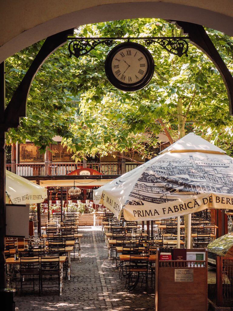 Hanul lui Manuc in Bucharest Romania.