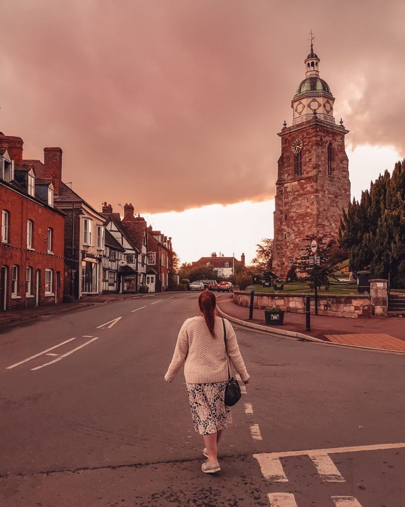 The village of Upton-upon-Severn in the Malvern area of England.