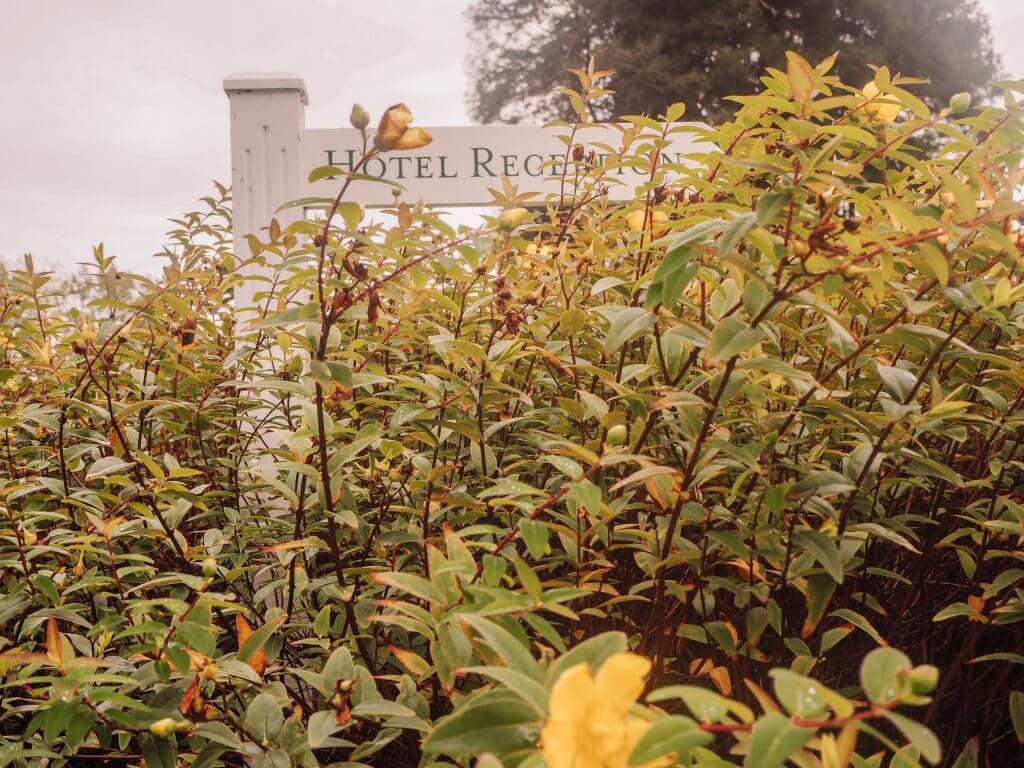 Hotel reception at The Cornwall Hotel and Spa. Read more on www.ouruniquestays.com