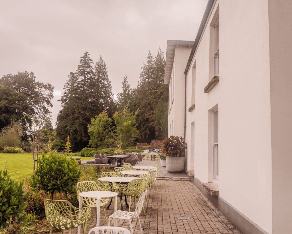 Patio terrace at The Cornwall Hotel. Read more on www.ouruniquestays.com