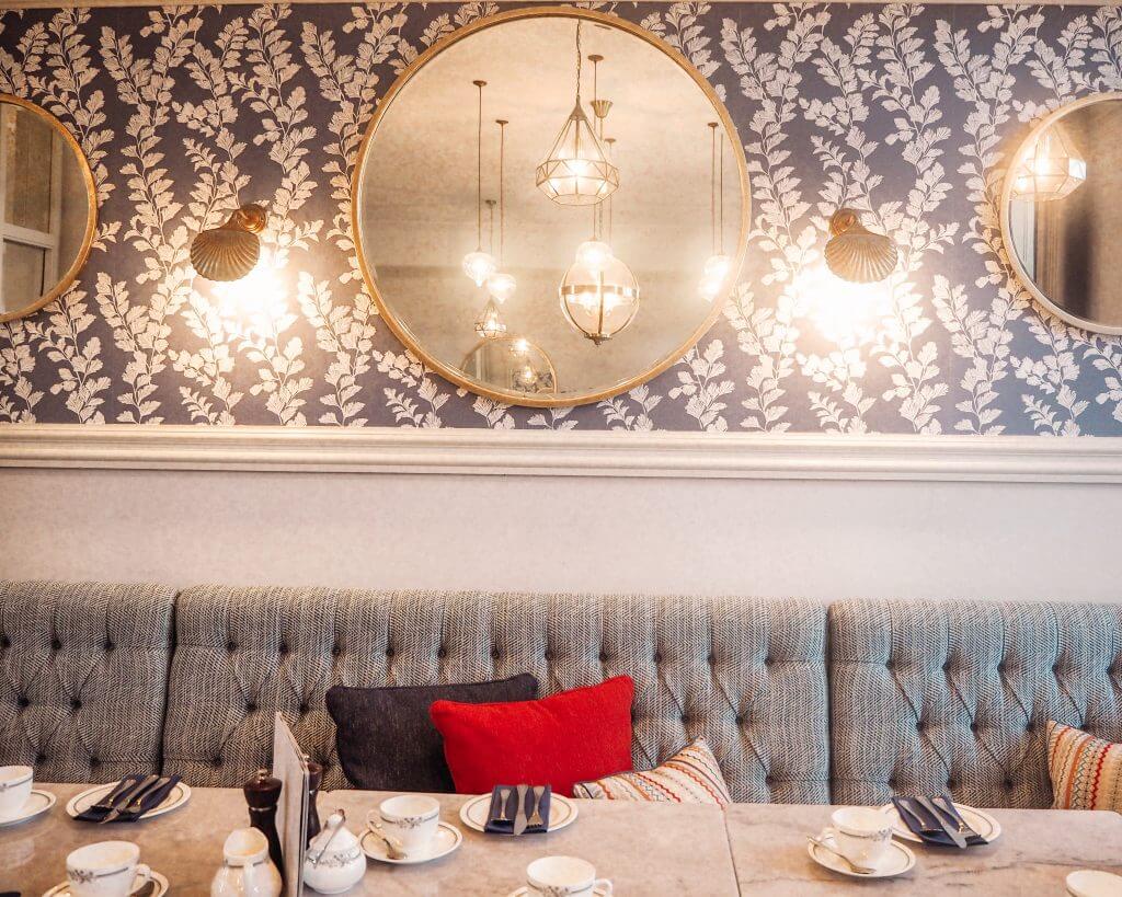 Laura Ashley decor at The Cornwall Hotel and Spa. Read more on www.ouruniquestays.com