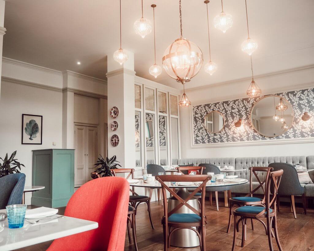 Laura Ashley decor at the Laura Ashley Tea Room. Read more on www.ouruniquestays.com