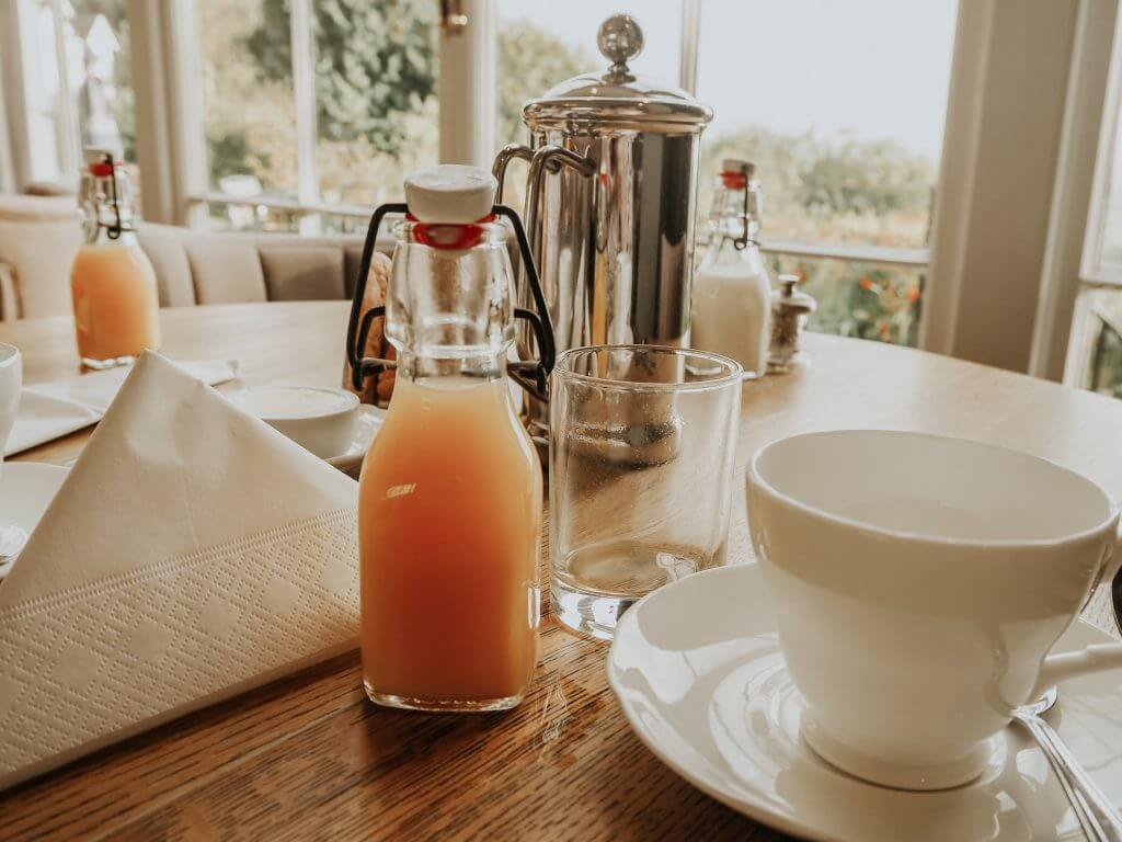 Breakfast at The Cottage in The Wood