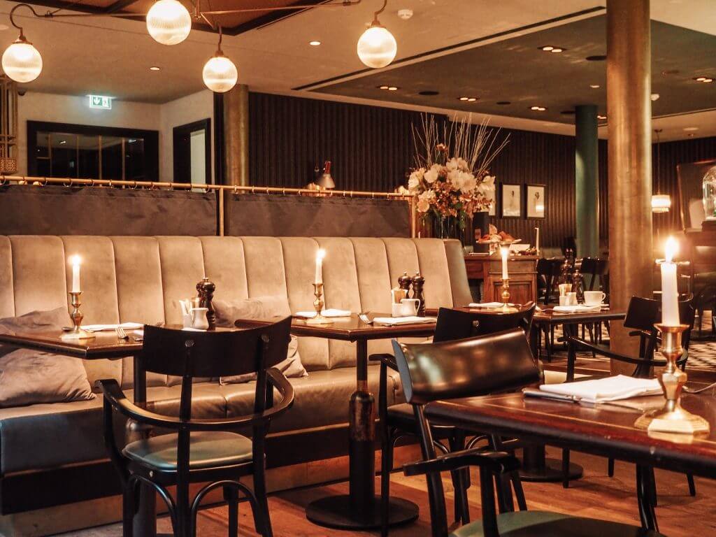 Restaurant in the Tortue Hotel Hamburg Germany perfect for a weekend getaway