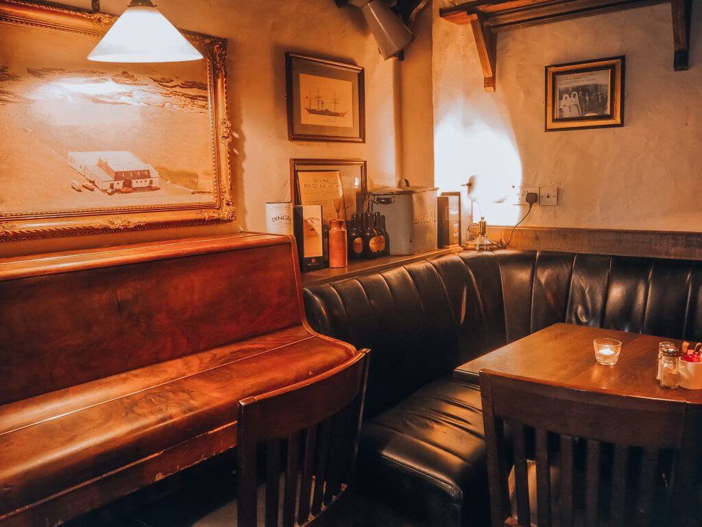 Cosy corner of a pub in Ireland