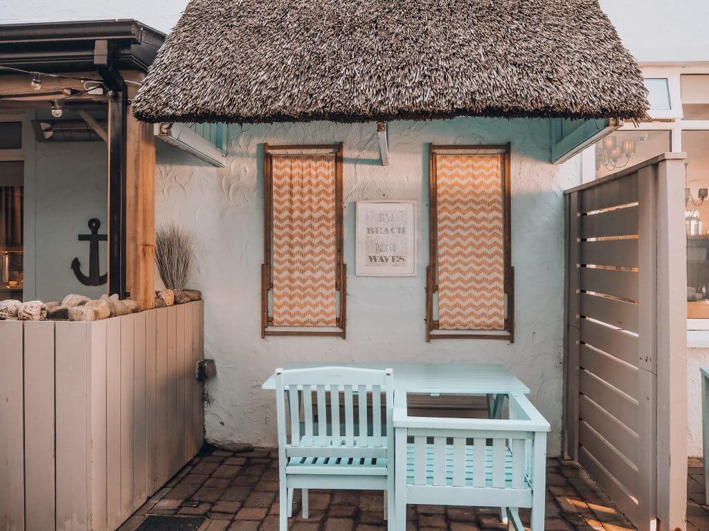 Seaside decor at the Armada Spanish Point Hotel