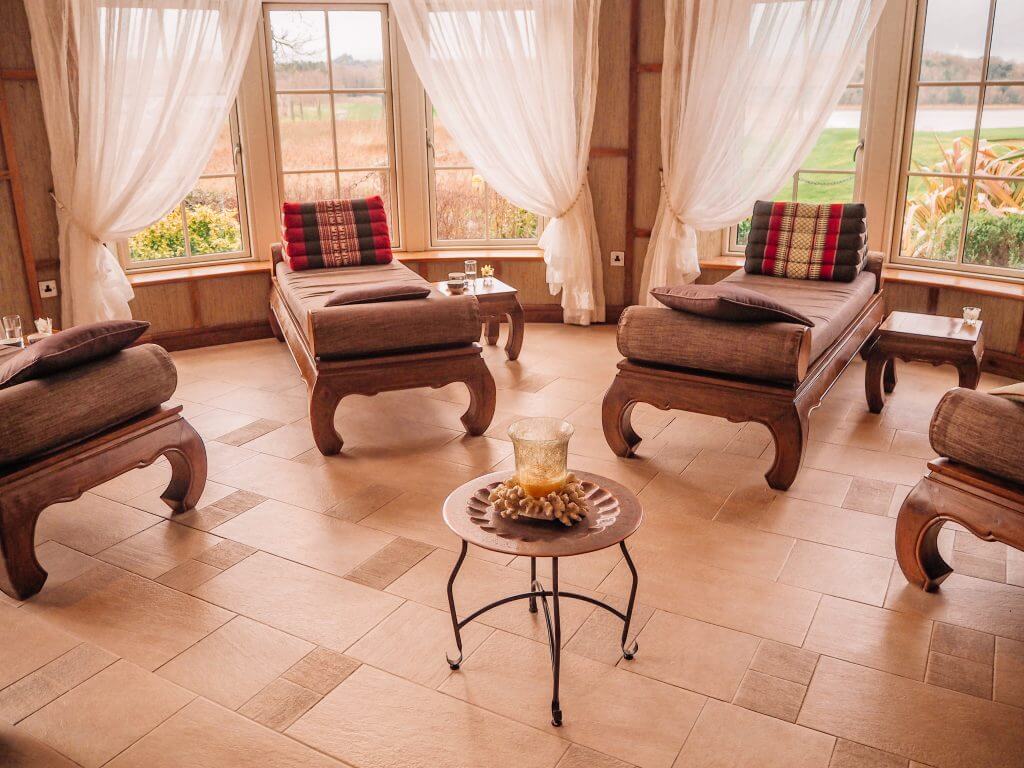 Sabai Sabai relaxation room at the Thai Spa in Lough Erne