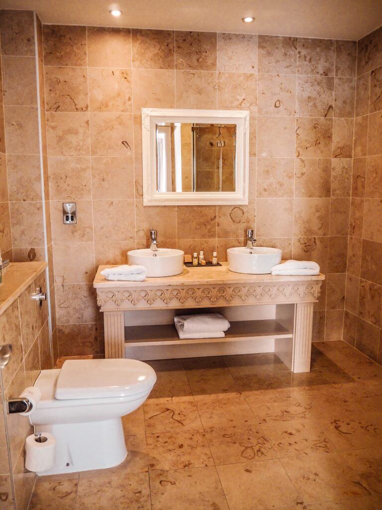 Marble bathroom at Armada Spanish Point Hotel