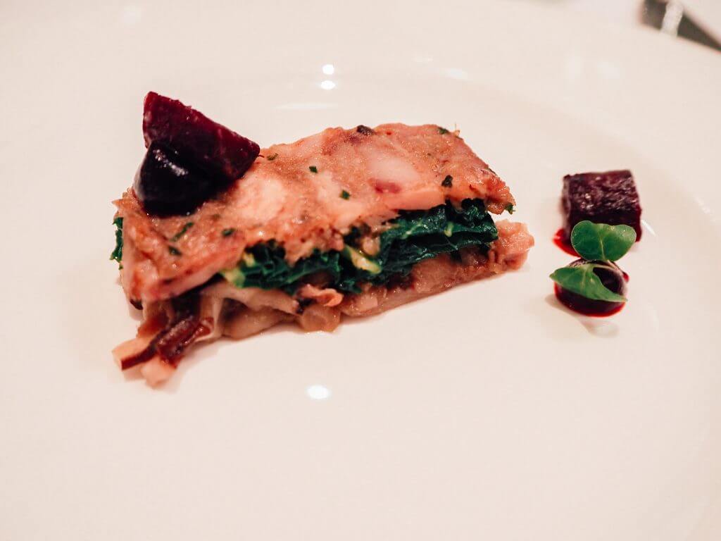 Amuse Bouche of Quail at Lough Erne in Northern Ireland.