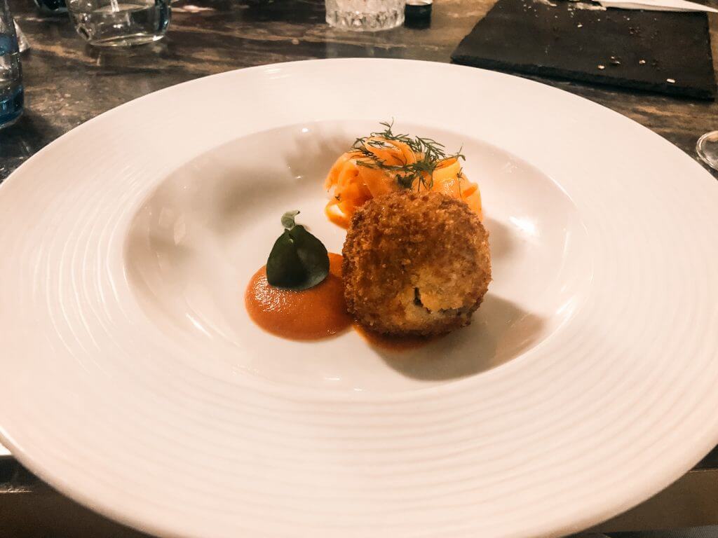 Food at the Grand Central Hotel Belfast