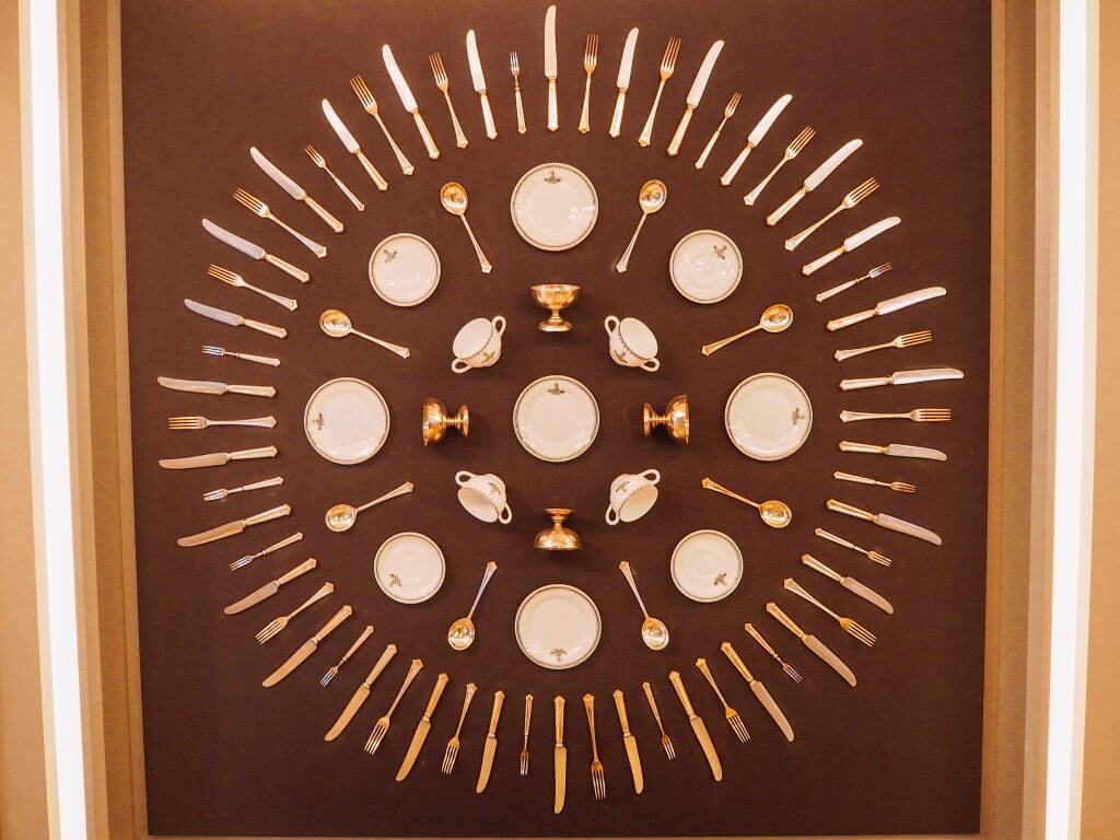 Delph from the Grand Central Hotel Belfast set out in a circular pattern