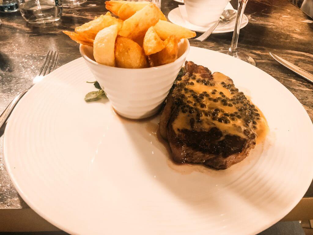 Food at the Grand Central Hotel Belfast