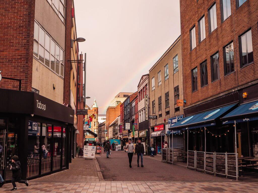 Rainbows over Belfast Streets