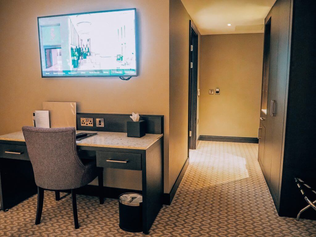 Hotel room at the Grand Central Hotel Belfast