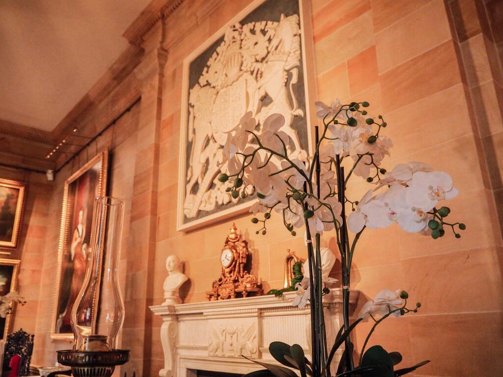 Entrance hallway of Hillsborough castle, a northern ireland castle