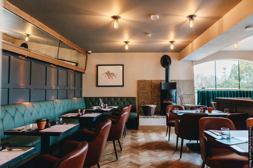 Interior of the Parson's Nose restaurant