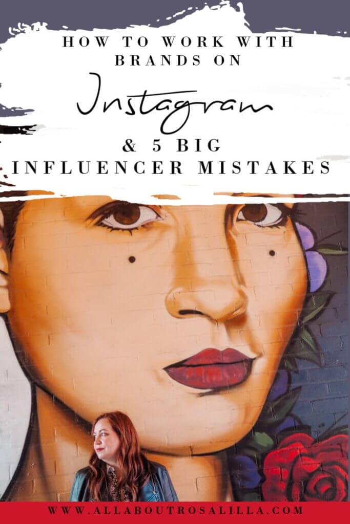Image with text overlay brand collaborations instagram and 5 big influencer mistakes