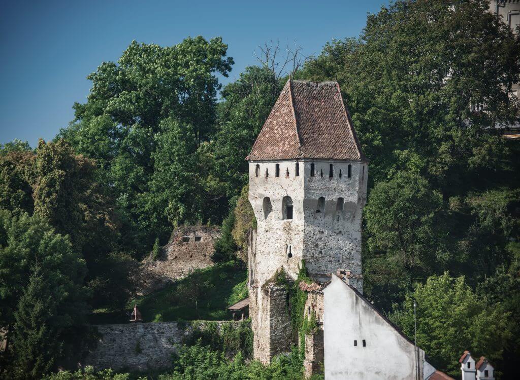 Medieval Clock Tower in Sighisoara Romania