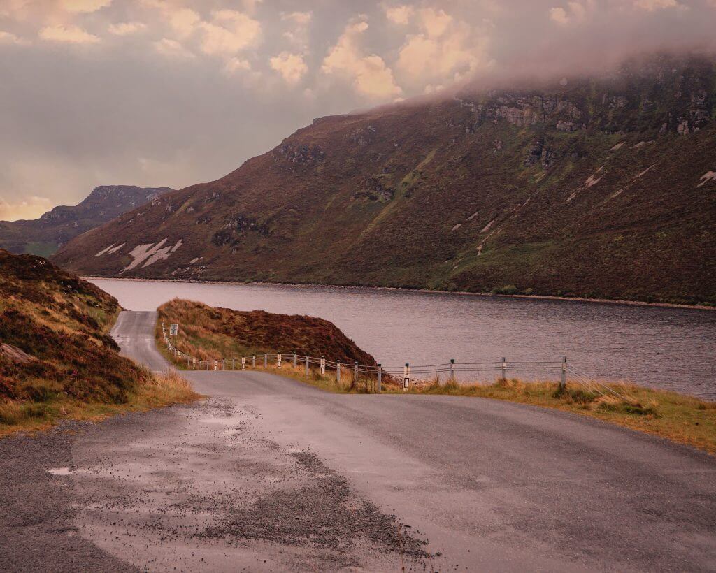 Lough Salt Lake in Donegal. Perfect views for a staycation in Ireland