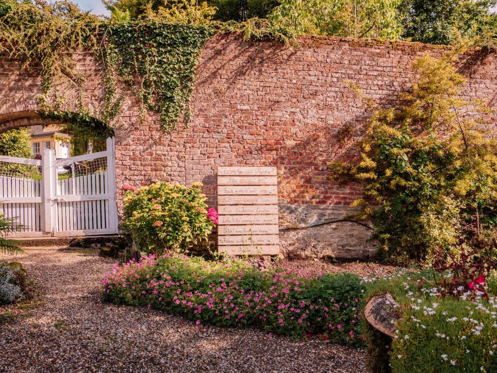 Magical gardens at Dunmore house and gardens in Northeast Donegal Ireland