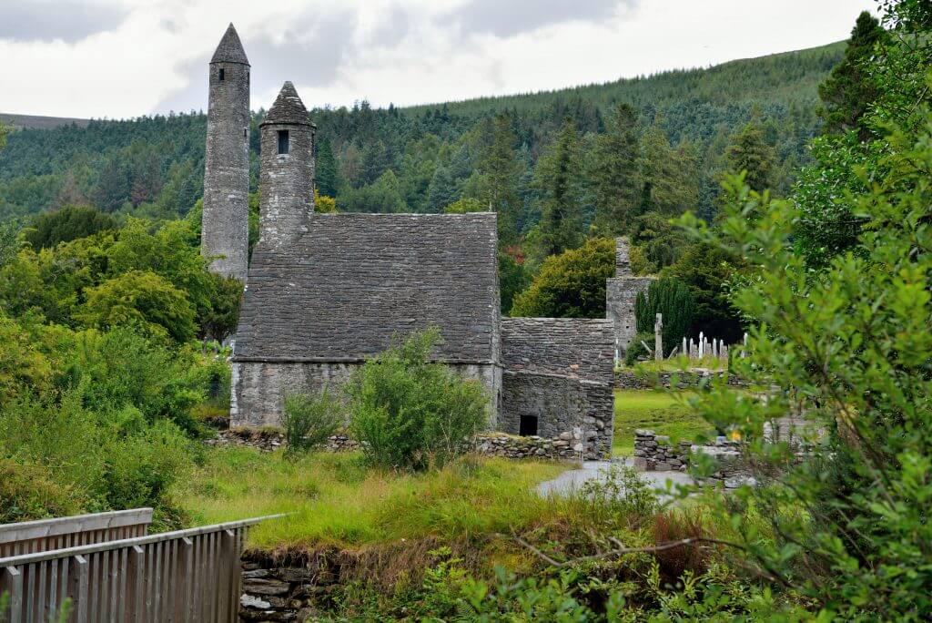 Monastic site of Glendalough in Ireland