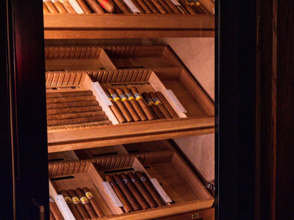 Cigar Humidor in a five star hotel in Ireland