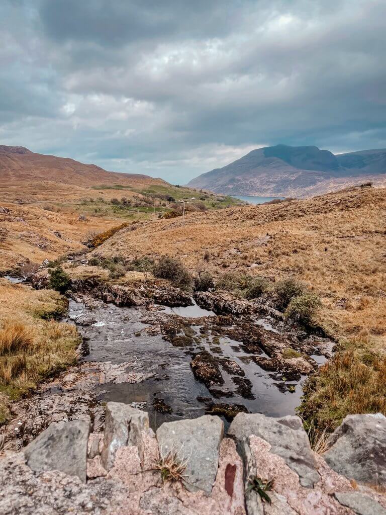 Bunowen river in Connemara Ireland