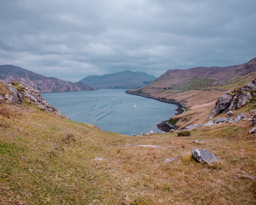 Mountain views in Connemara Ireland on Connemara hikes